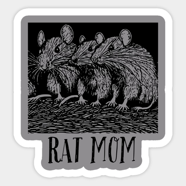 Rat Mom Sticker by Nova Echo